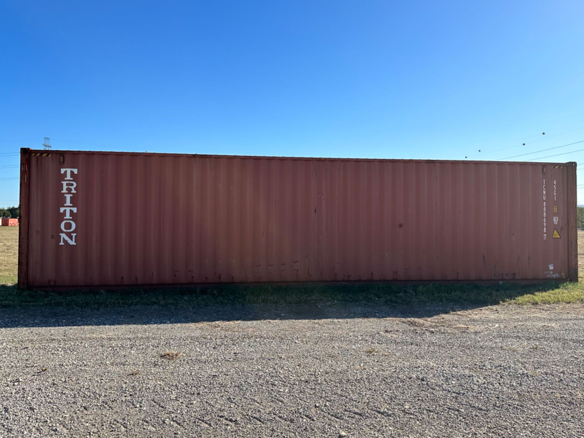 40' USED HC container