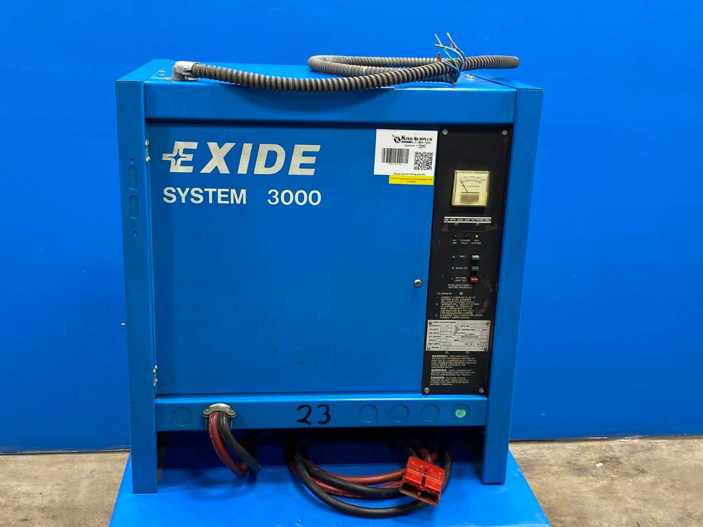 Exide System 3000 FS3-12-850B 03 Battery Charger