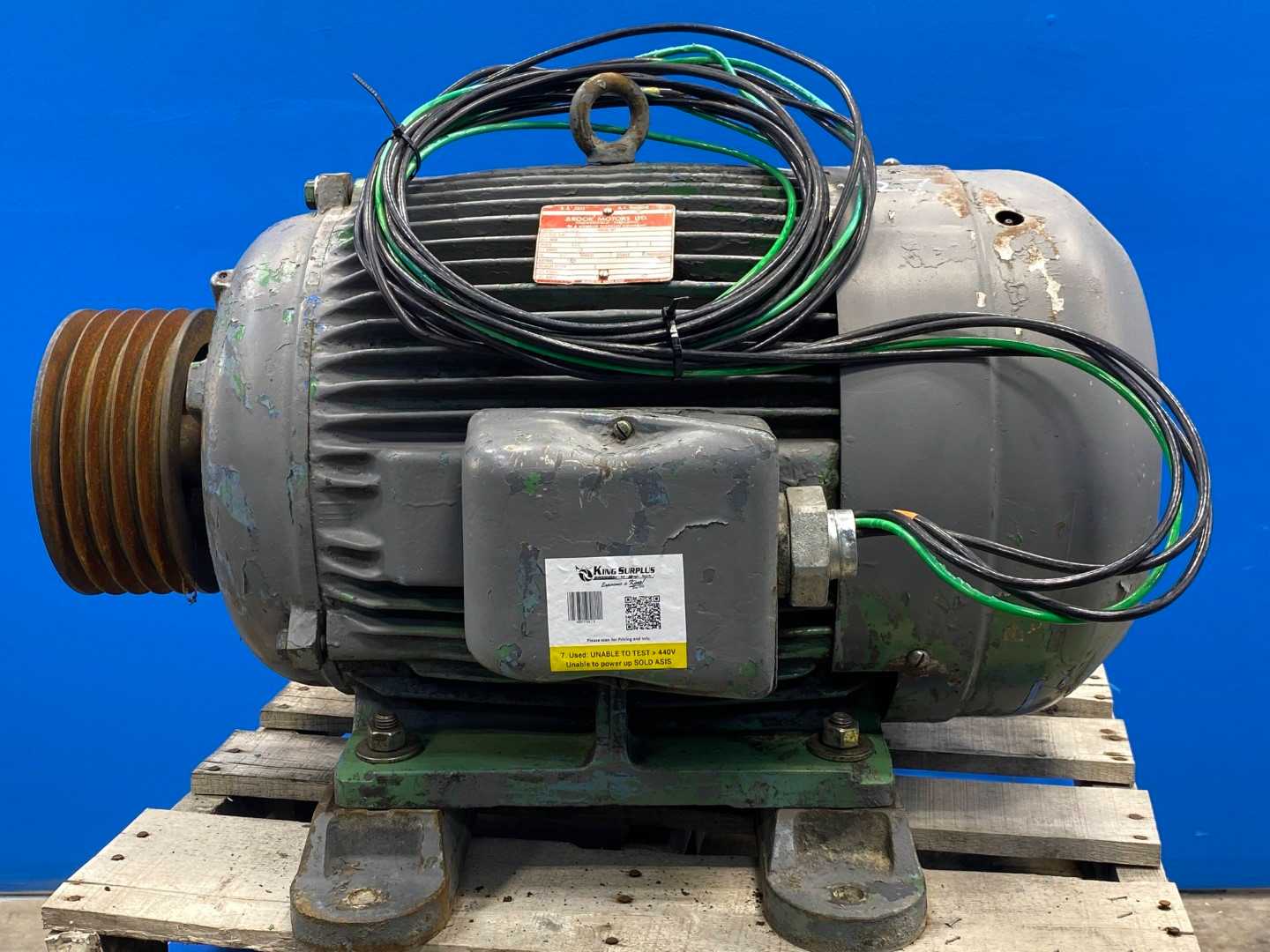 Brook Motors Ltd 60HP D200L Motor 440V