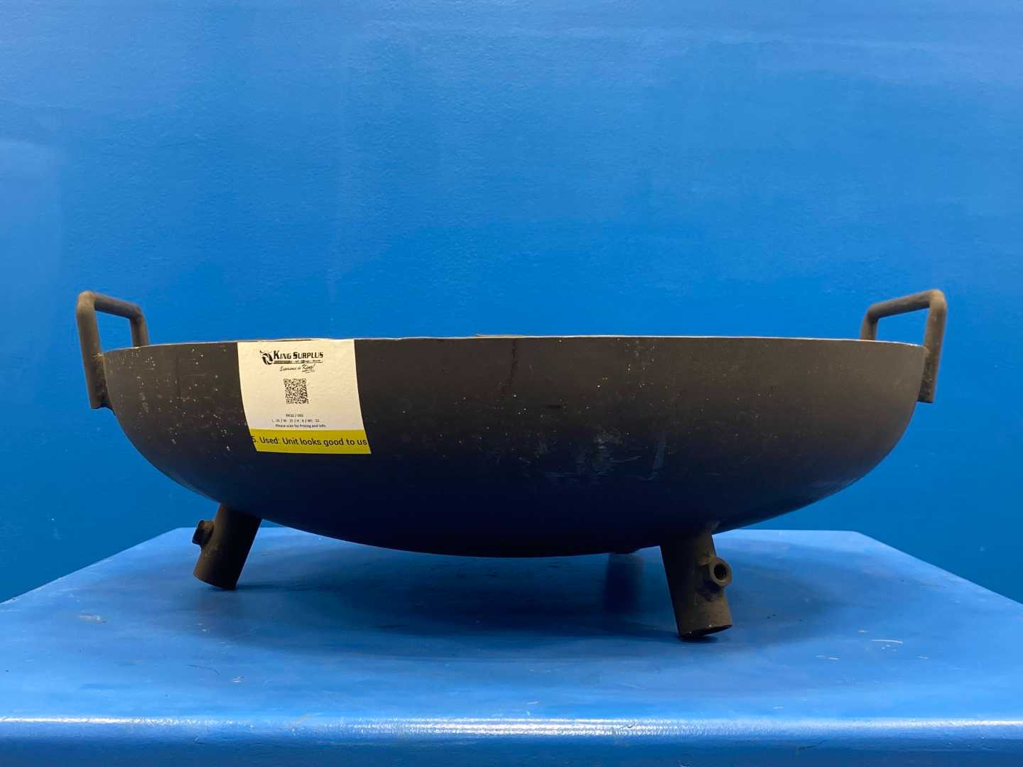 Cowboy Pit - No Legs Bowl Only (Black Coated)