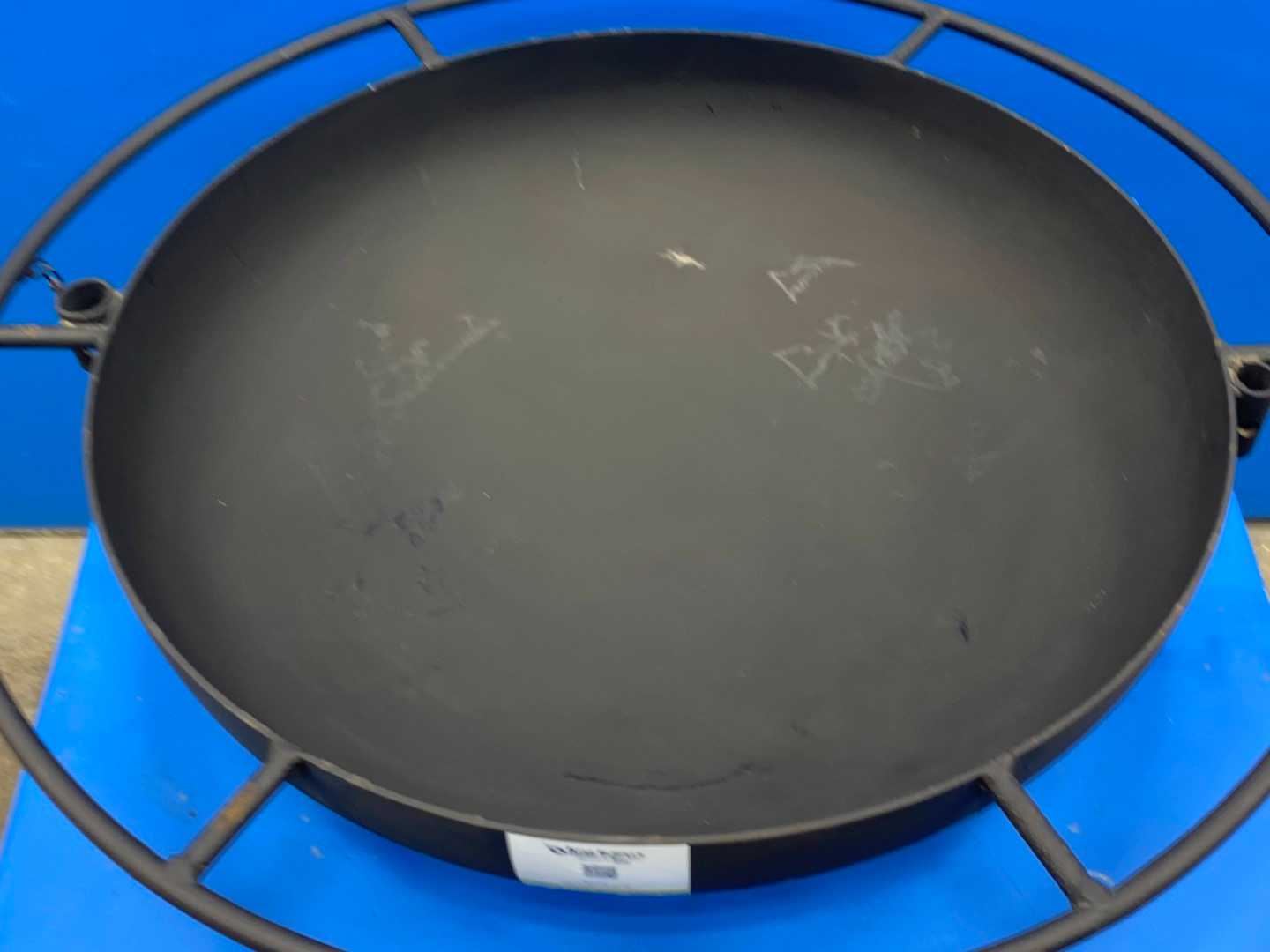 BONFIRE  Pit with Outer Rim - No Legs Bowl Only Black Coated