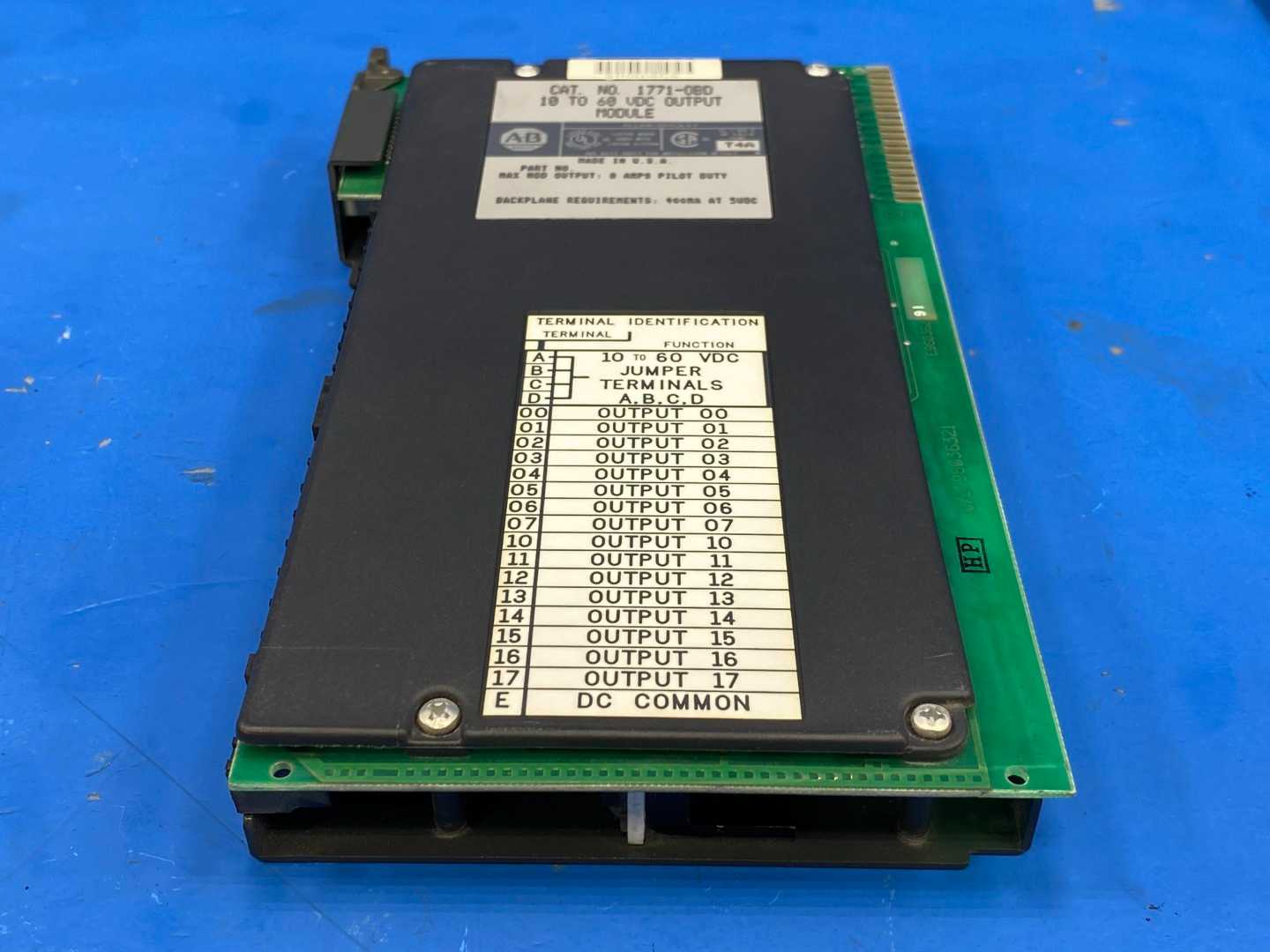 Allen-Bradley 1771-0BD 10 to 60 VDC Ouput Module