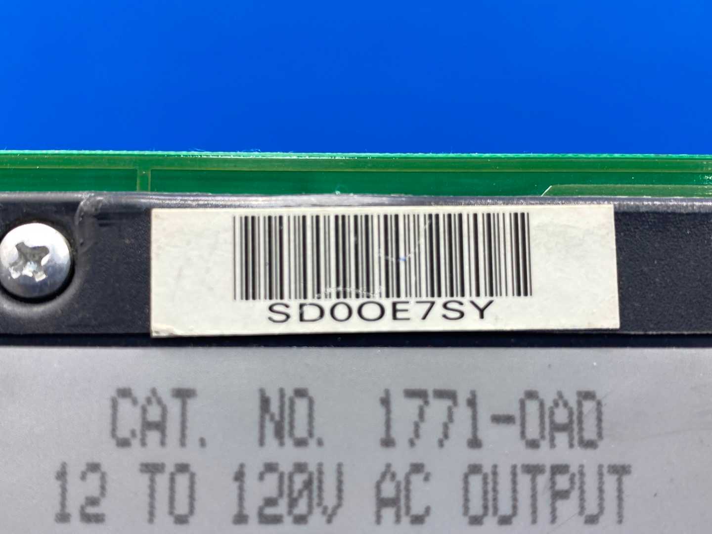 Allen-Bradley 1771-0AD 12 to 120V AC Output Module