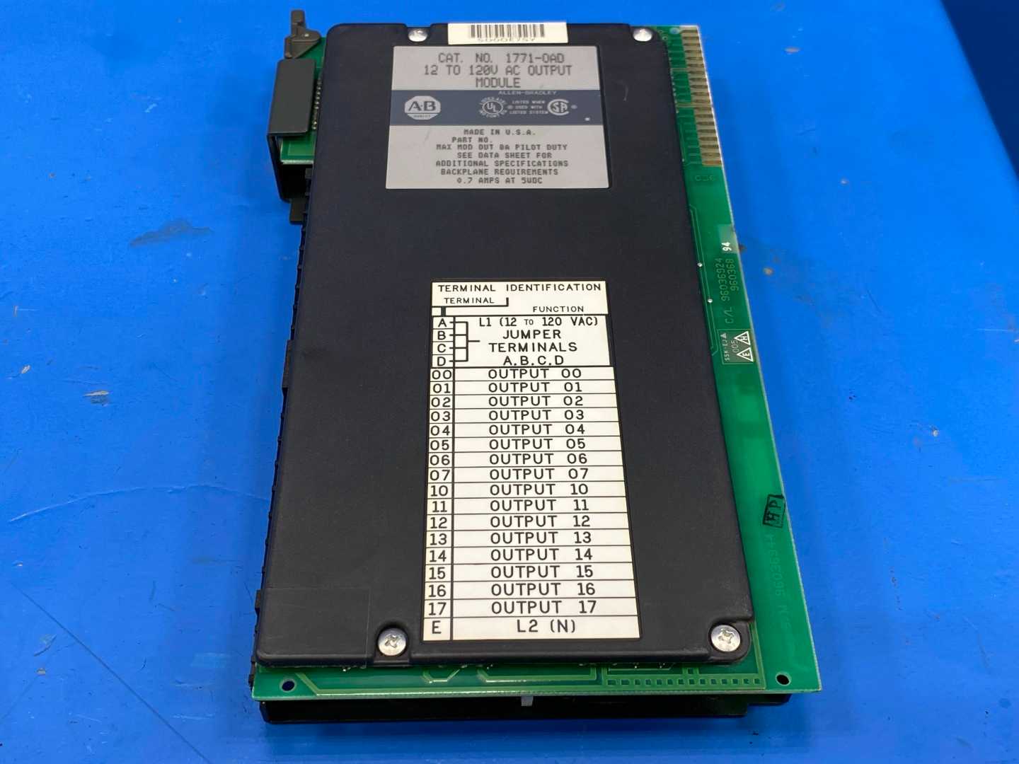 Allen-Bradley 1771-0AD 12 to 120V AC Output Module