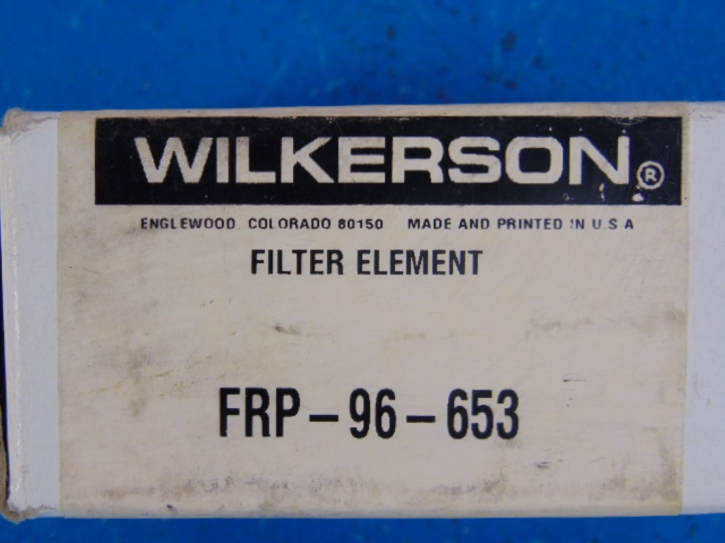 WILKERSON FILTER ELEMENT  FRP-96-653, AIR MICRON W/RUBBER O-RING