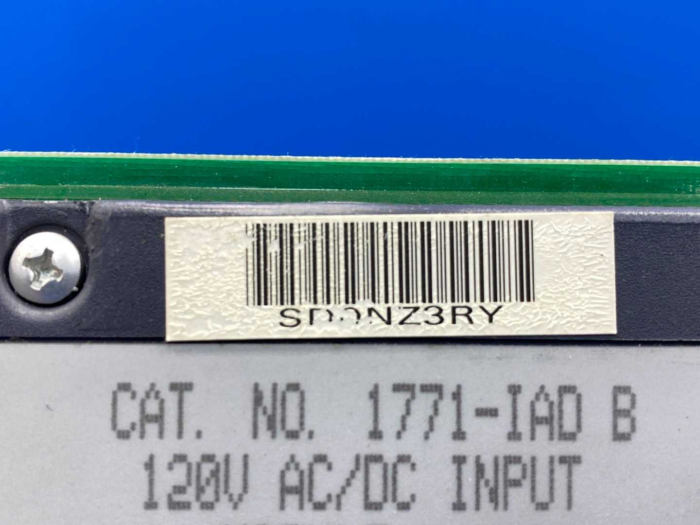 Allen-Bradley 1771-IAD B 120V AC/DC Input Module T6