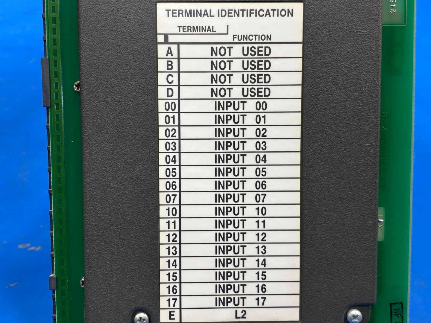 Allen-Bradley 1771-IAD B 120V AC/DC Input Module T4A