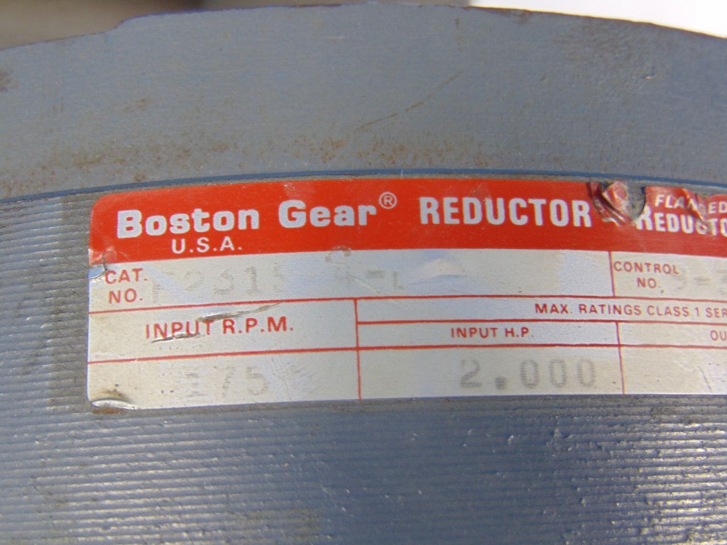 Boston Gear Reducer 2HP F231 1.25" Shaft