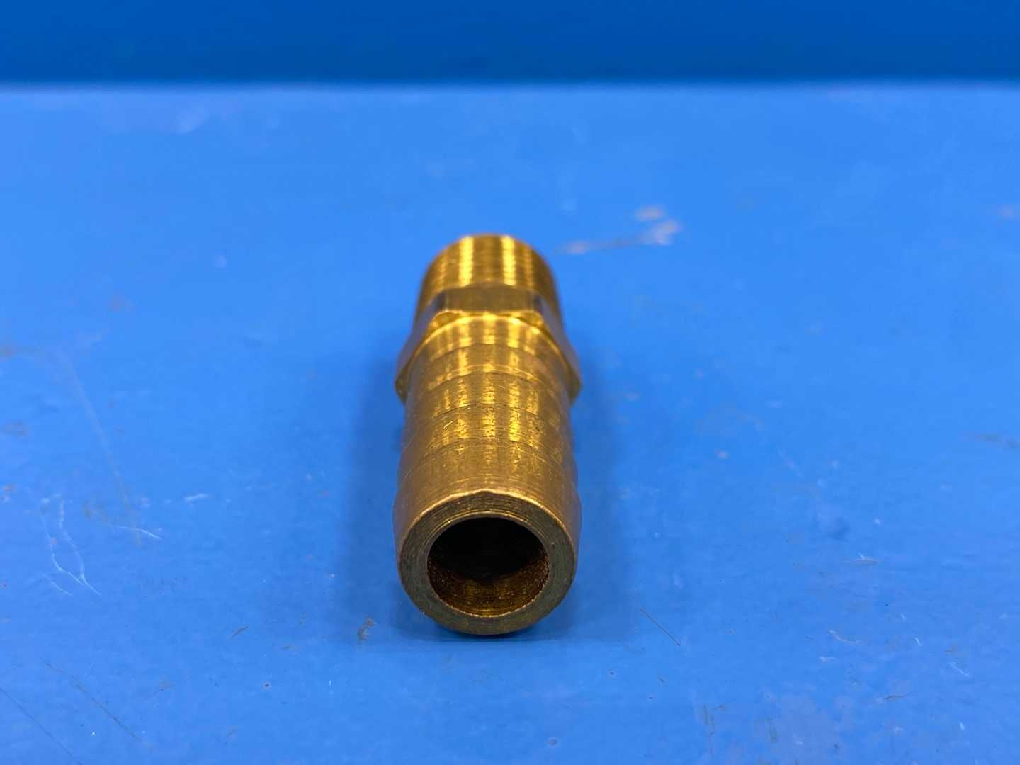 Brass Hose Barb 1/2" x 3/8" 