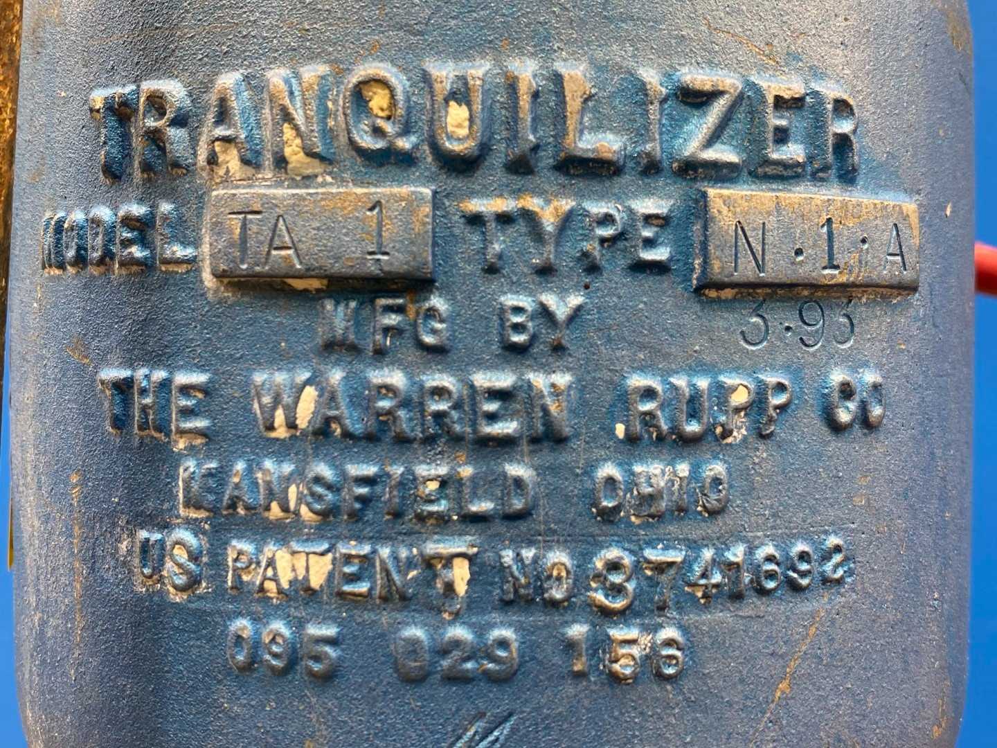 Sandpiper  1" Tranquilizer  TA-1 type N1A Pump 