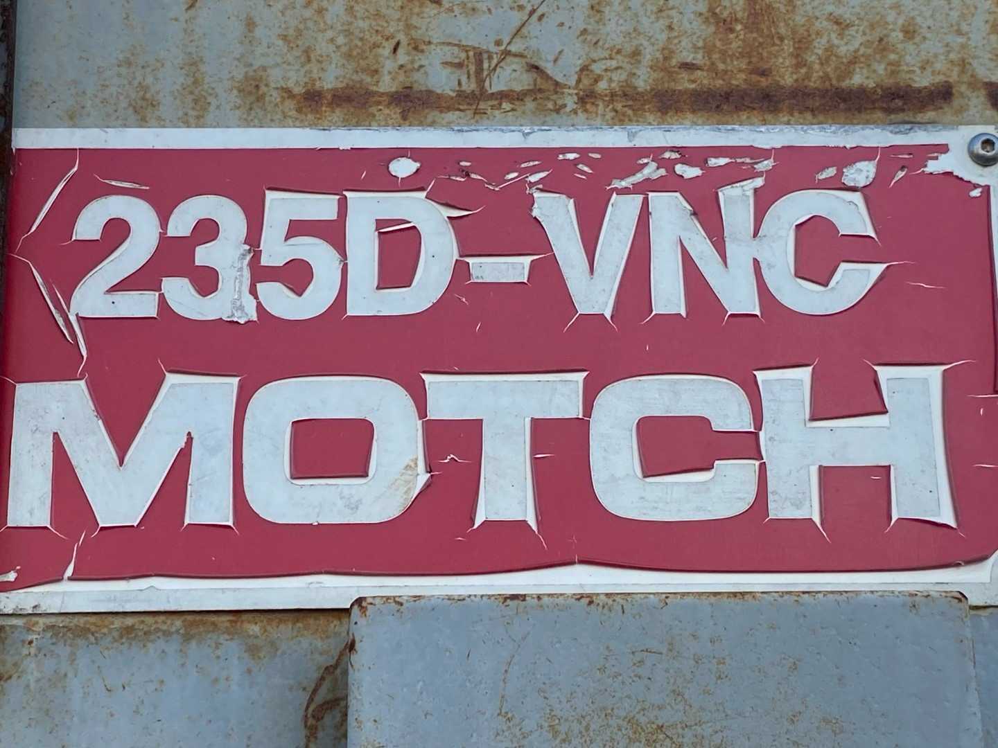Motch Manufacturing Div. Vertical Lathe Machine