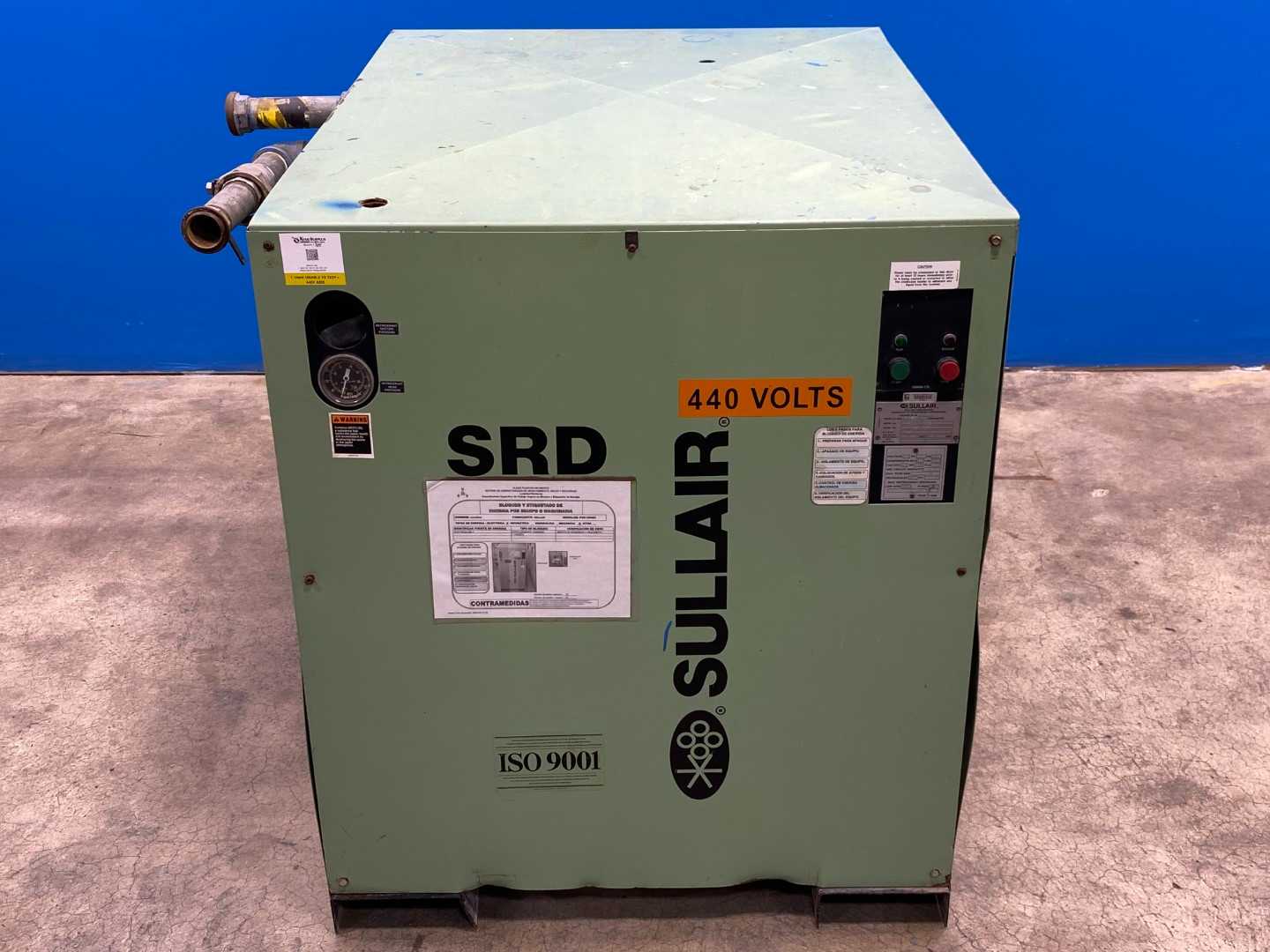 Sullair SRD-400 R22AC Refrigerated Air Dryer 2HP