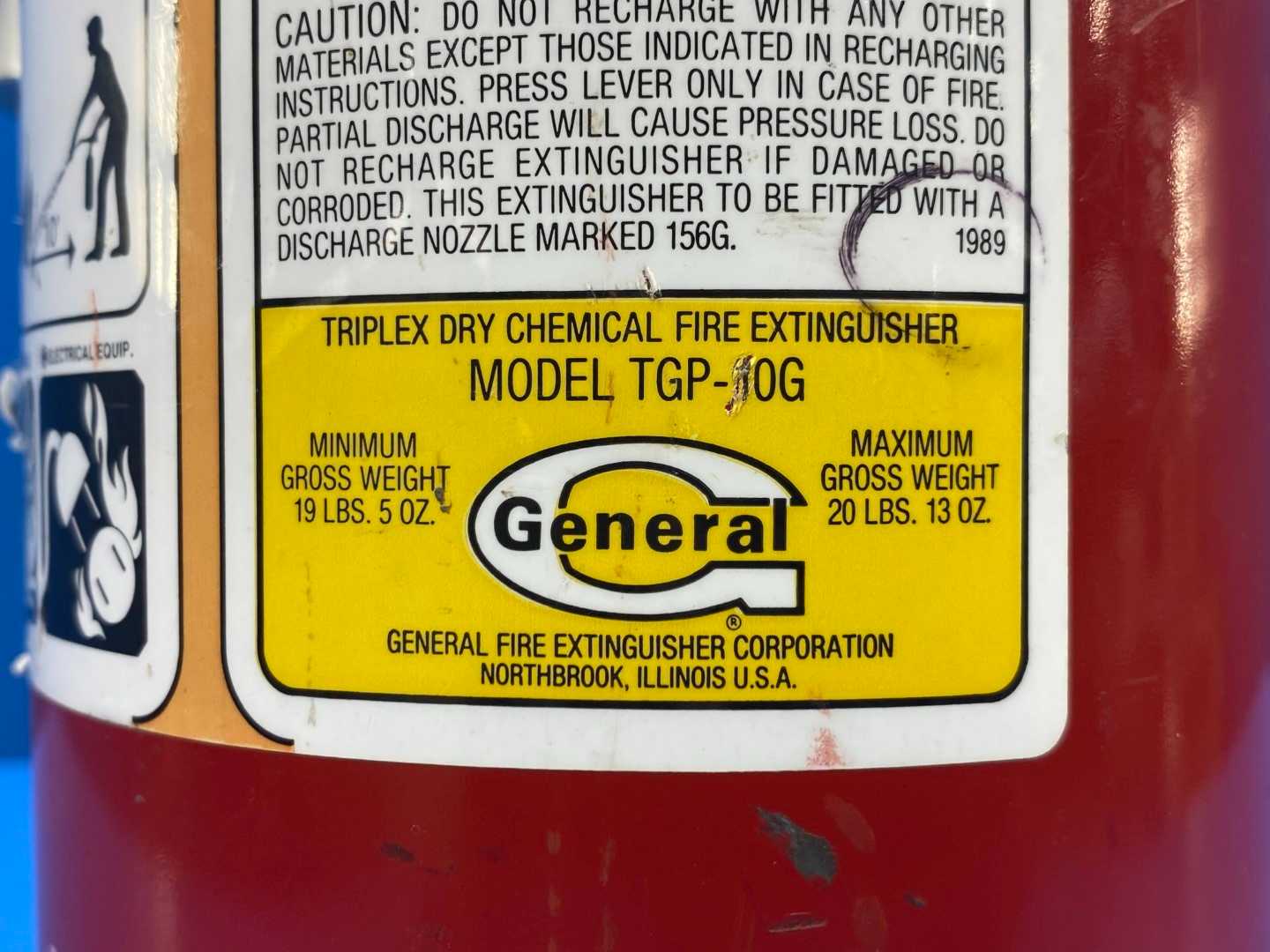 General TGP-10G ABC Fire Extinguisher