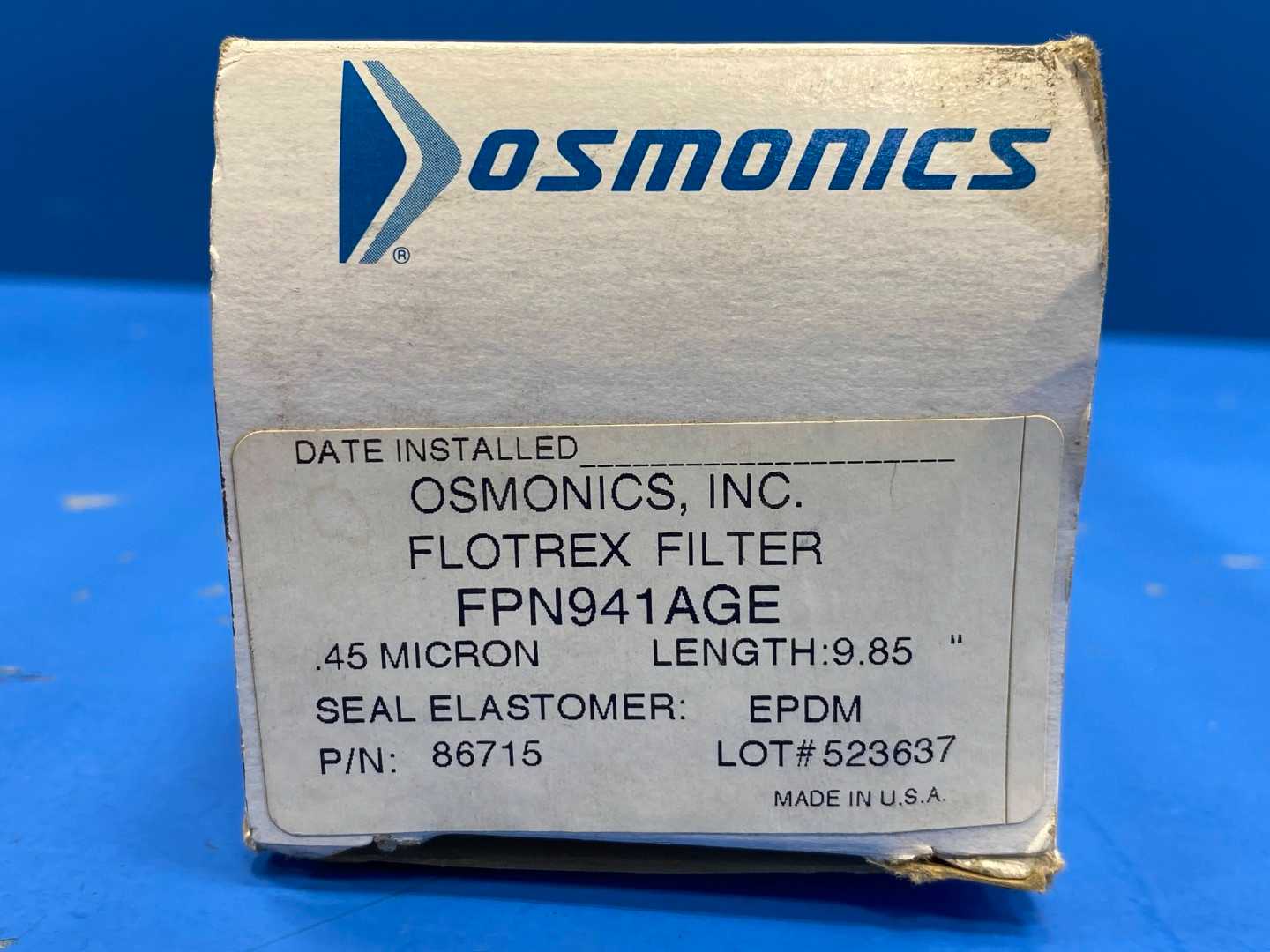 Osmonic Flotrex Filter FPN941AGE .45 Micron, Length: 9.85 (No Vacuum Seal) 