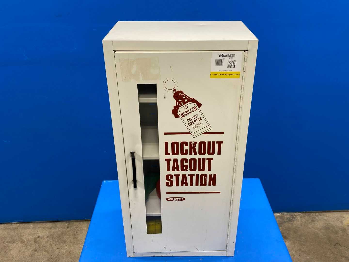 LAB SAFETY SUPPLY LOCKOUT TAGOUT STATION