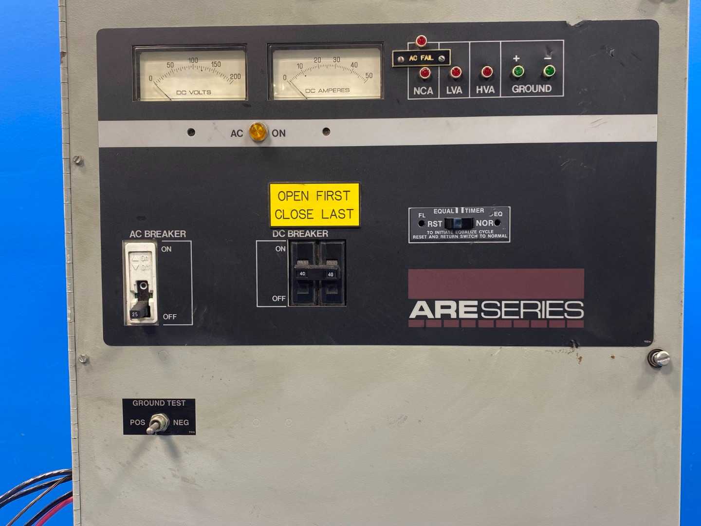 C&D Technologies ARE130AC25F Battery Station - DC132V, 60 Cell, Single Phase