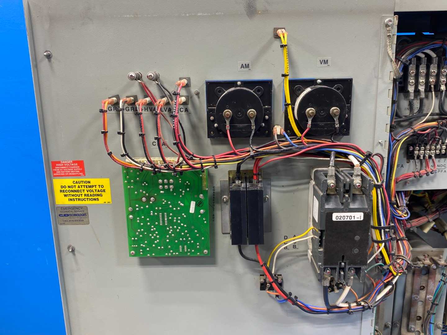 C&D TECHNOLOGIES ARE130AC25F ARE SERIES Battery Station DC132v 60 Cell 1Phase