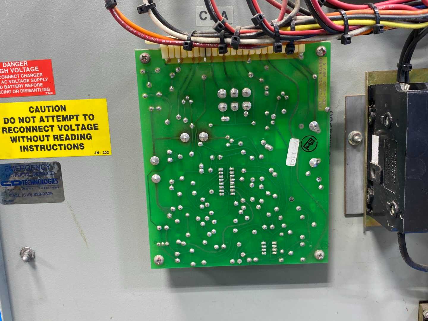 C&D Technologies ARE130AC25F Battery Station - DC132V, 60 Cell, Single Phase