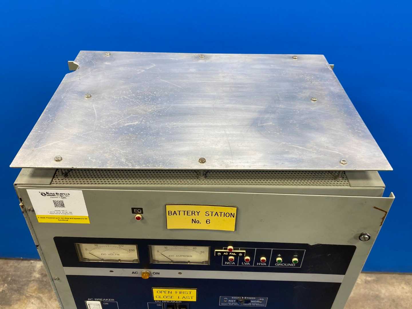 C&D Technologies ARE130AC25F Battery Station - DC132V, 60 Cell, Single Phase