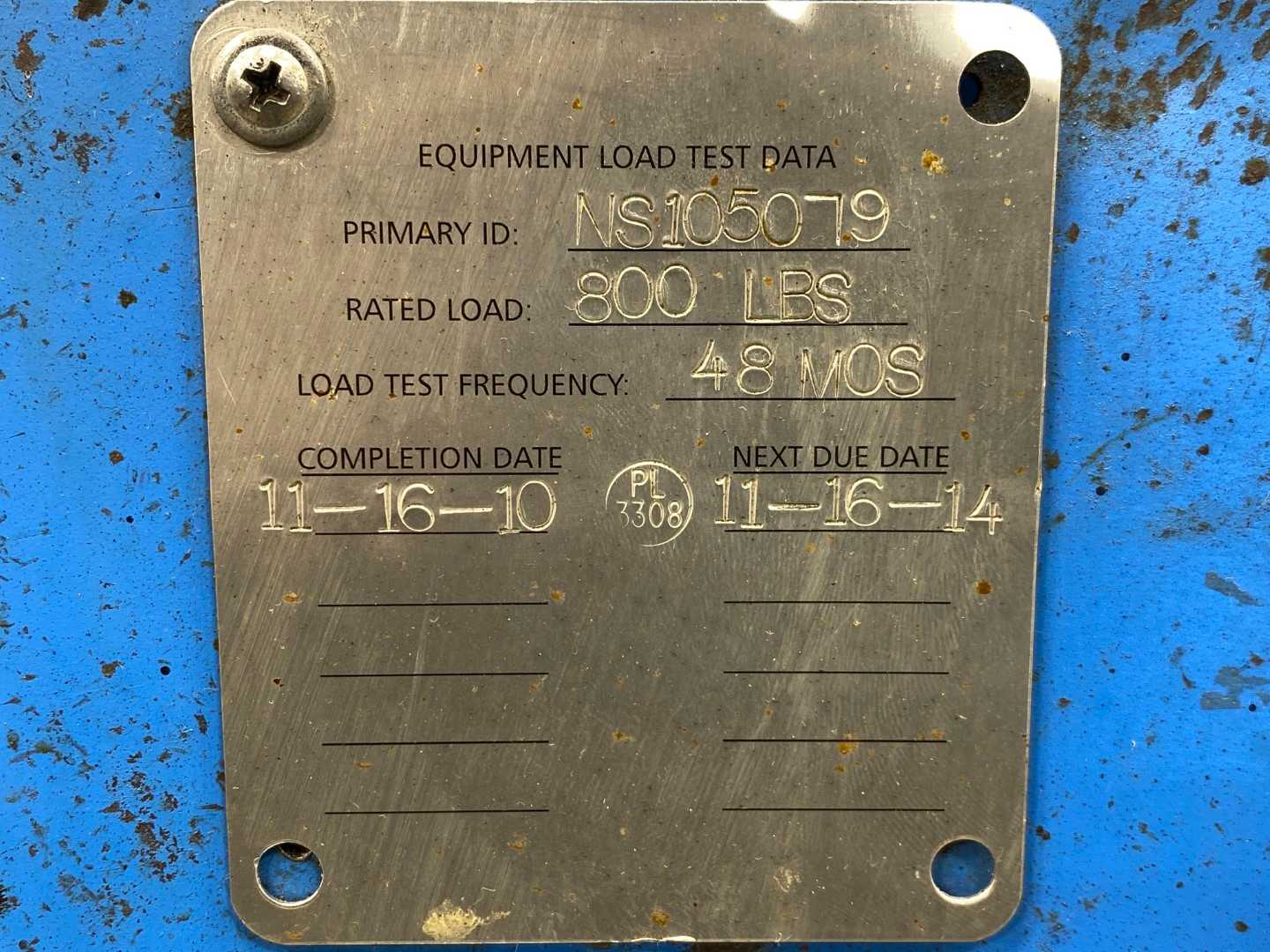 Morse Model 1-300 Single Drum Rotator 1-300 Capacity Liquid Hold 800