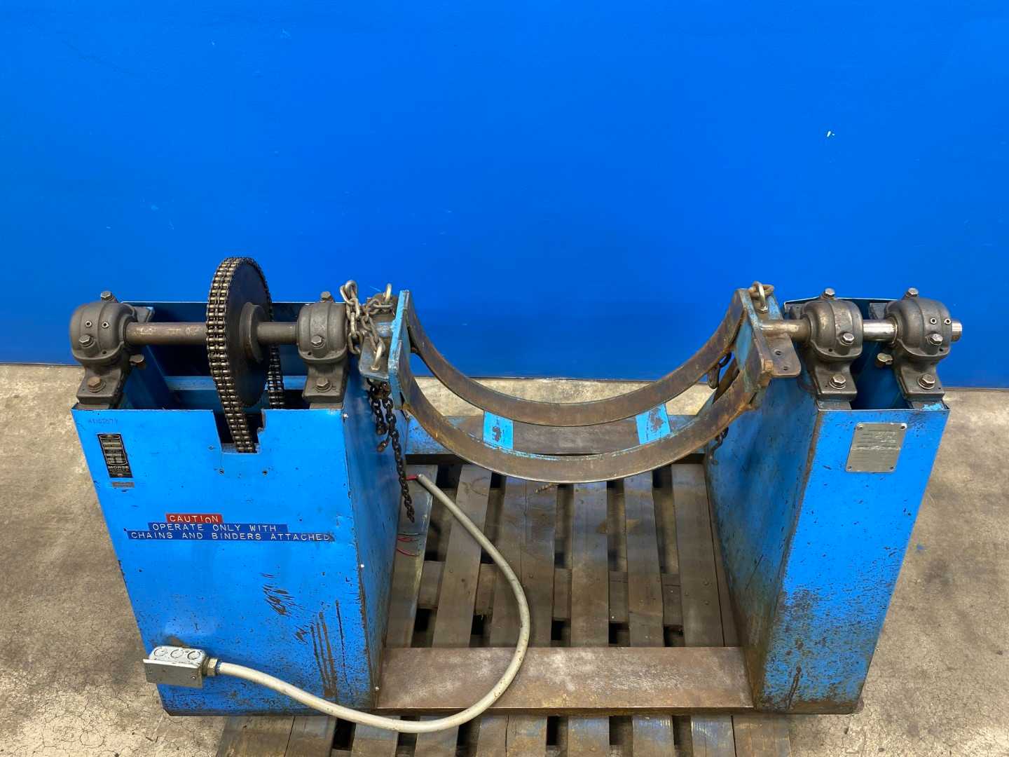 Morse Model 1-300 Single Drum Rotator 1-300 Capacity Liquid Hold 800