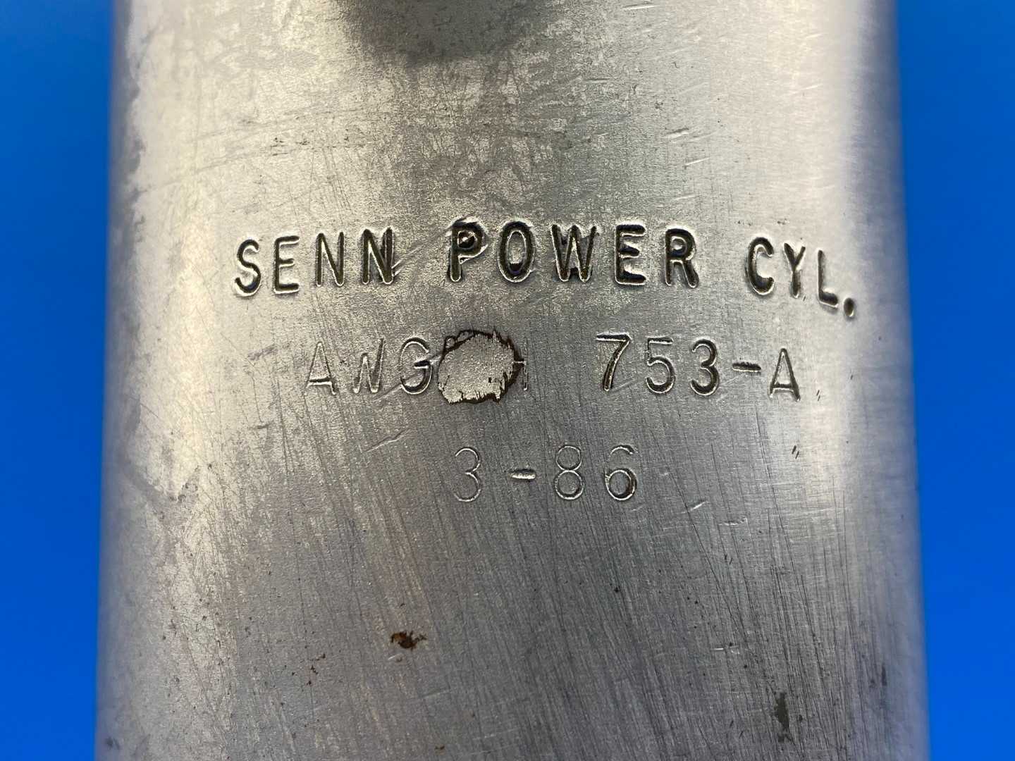 MILCO SENN POWER CYLINDER AWG 753-A 3-86