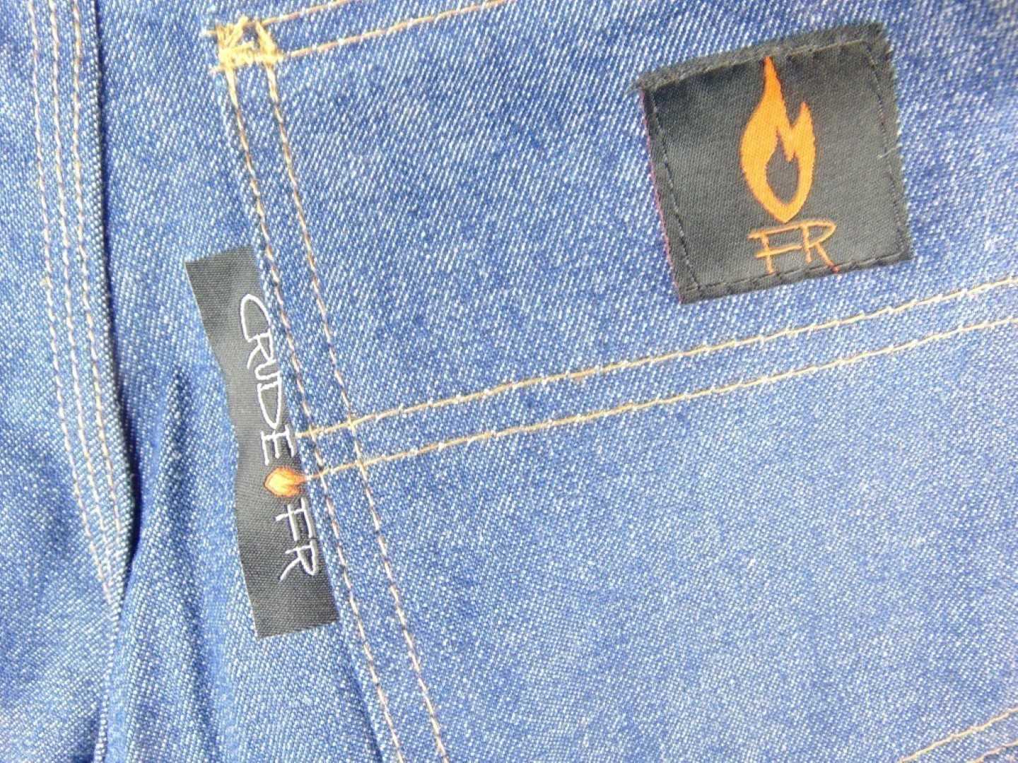 62x38U CRUDE FR / Flame Resistant Jeans (Unfinished Seam)