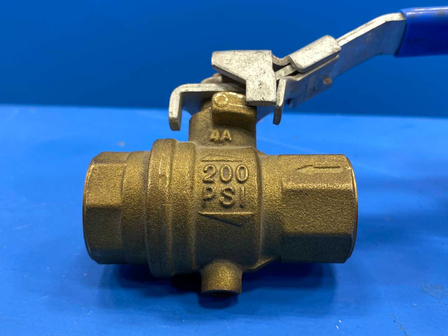 1/4" F-NPTxF-NPT Vented Exhaust w/ Lockable Handle Rub s93 Ball Valve (0427041)