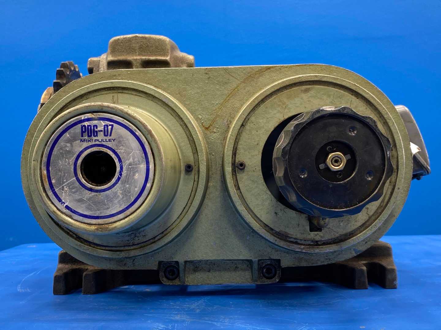 Hitachi Miki Pulley Bellpony TFO-K PDG-07 N-P A18 3 Phase Induction Motor w/ Tra