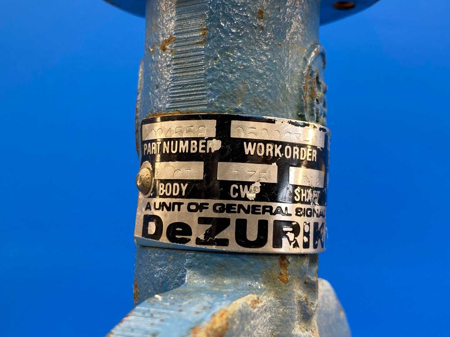 DeZURIK 3" Figure 638 Lug Type Butterfly Valve 175PSI