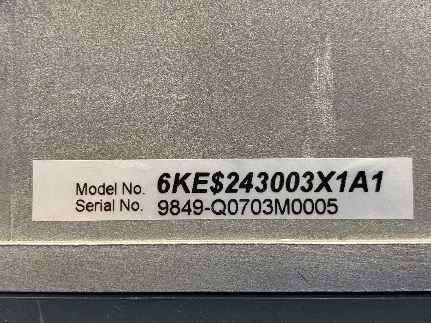 Fuji Electric AF-300E$ Drive (Missing touch pad) 6KE$243003X1A1