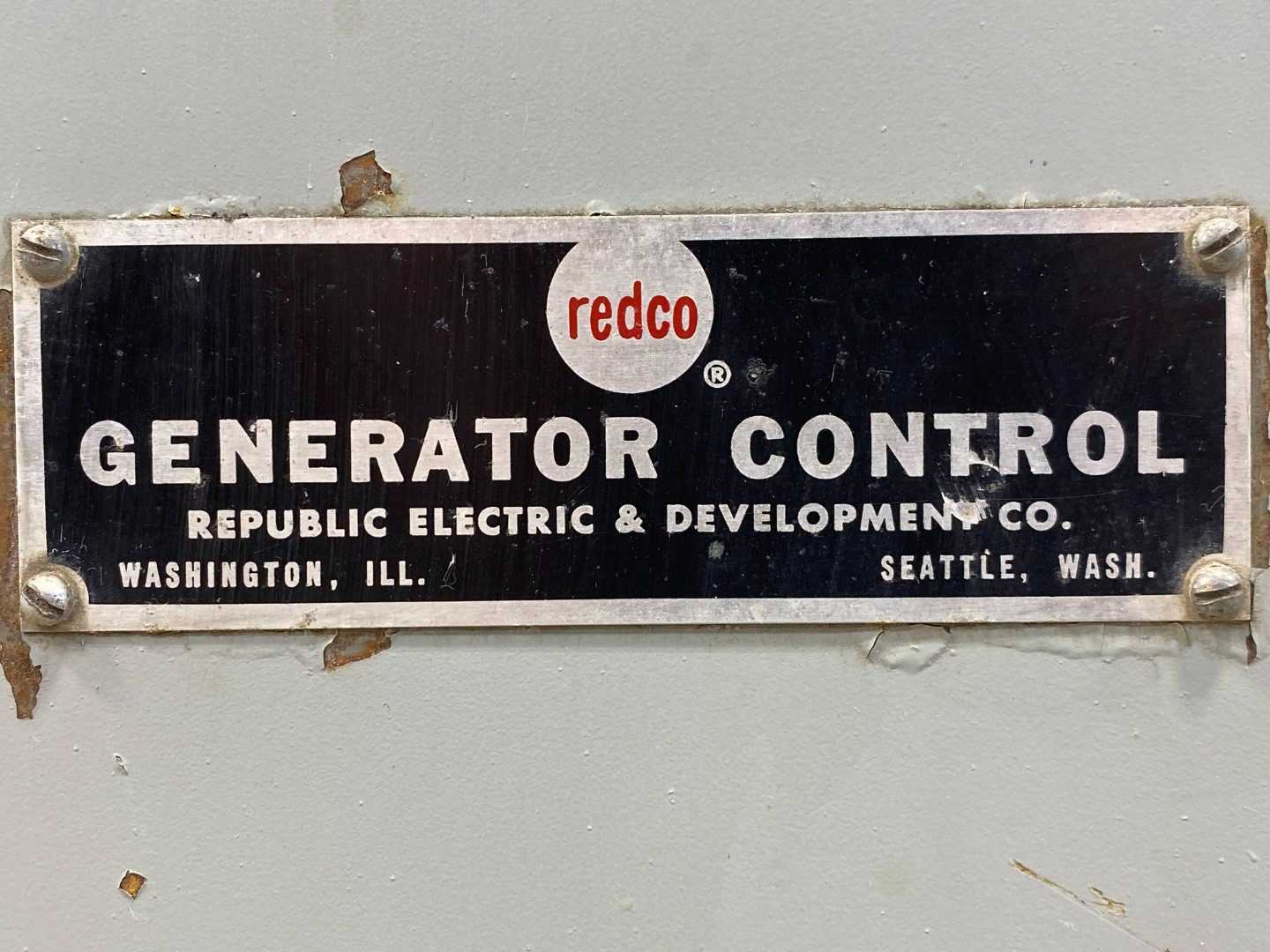 REDCO GENERATOR CONTROL 480V to 120V GE 4:1 JVP-0 Transformer KT-3A Regulator