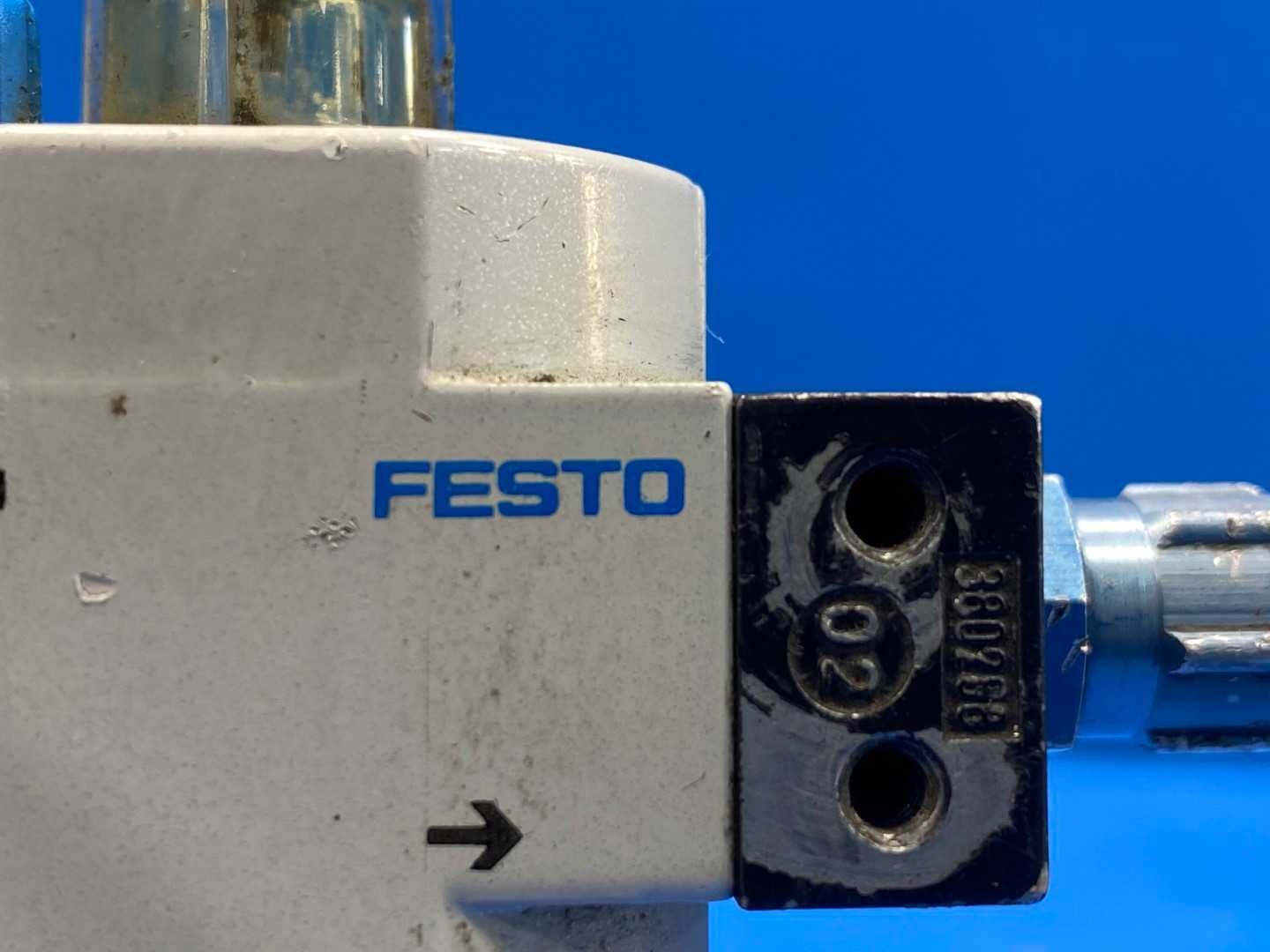 FESTO LFR-D-MINI & LOE-D-MINI Air Regulator & Lubricator 230PSI 