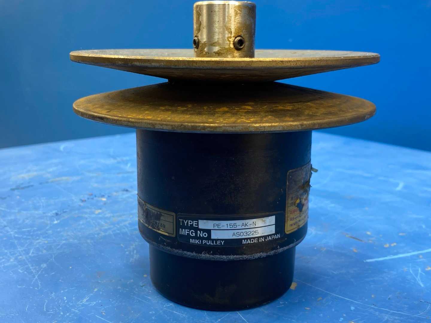Miki Pulley Type PE-155-AK-N Variable Speed Belt Drive Clutch