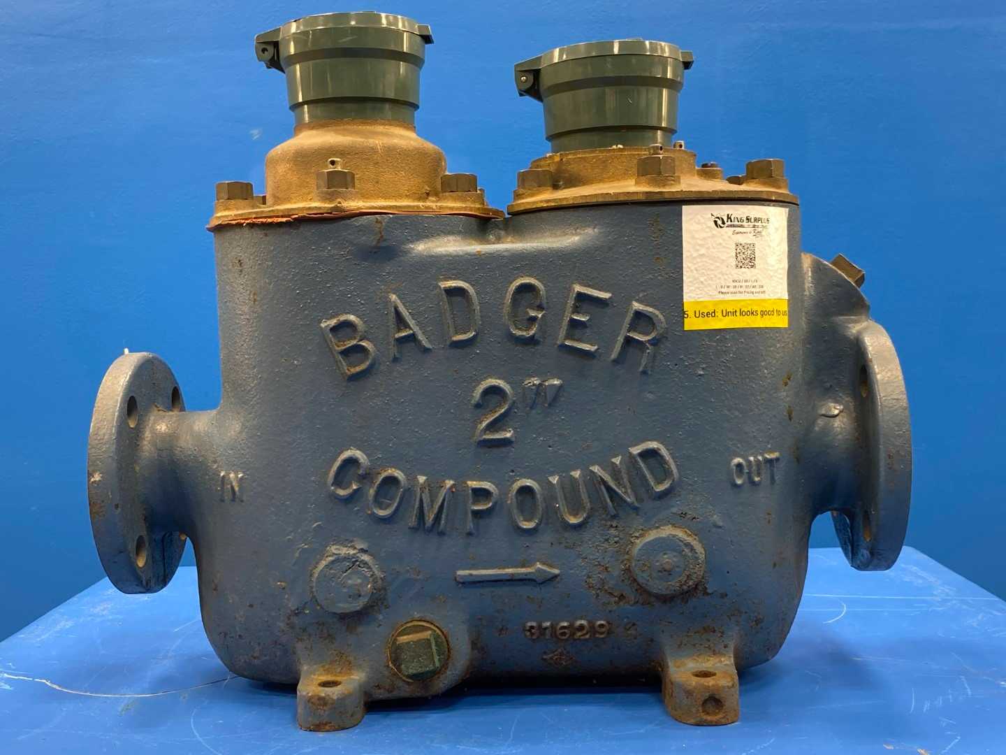 Badger Mechanical Flow Meter Recordall Compound Series 2" 