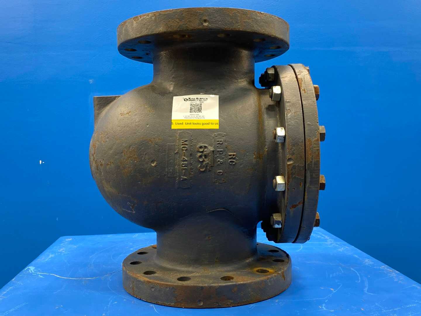 RP&C Valve 528 635A MC-451-A B BASKET 6" STRAINER VALVE