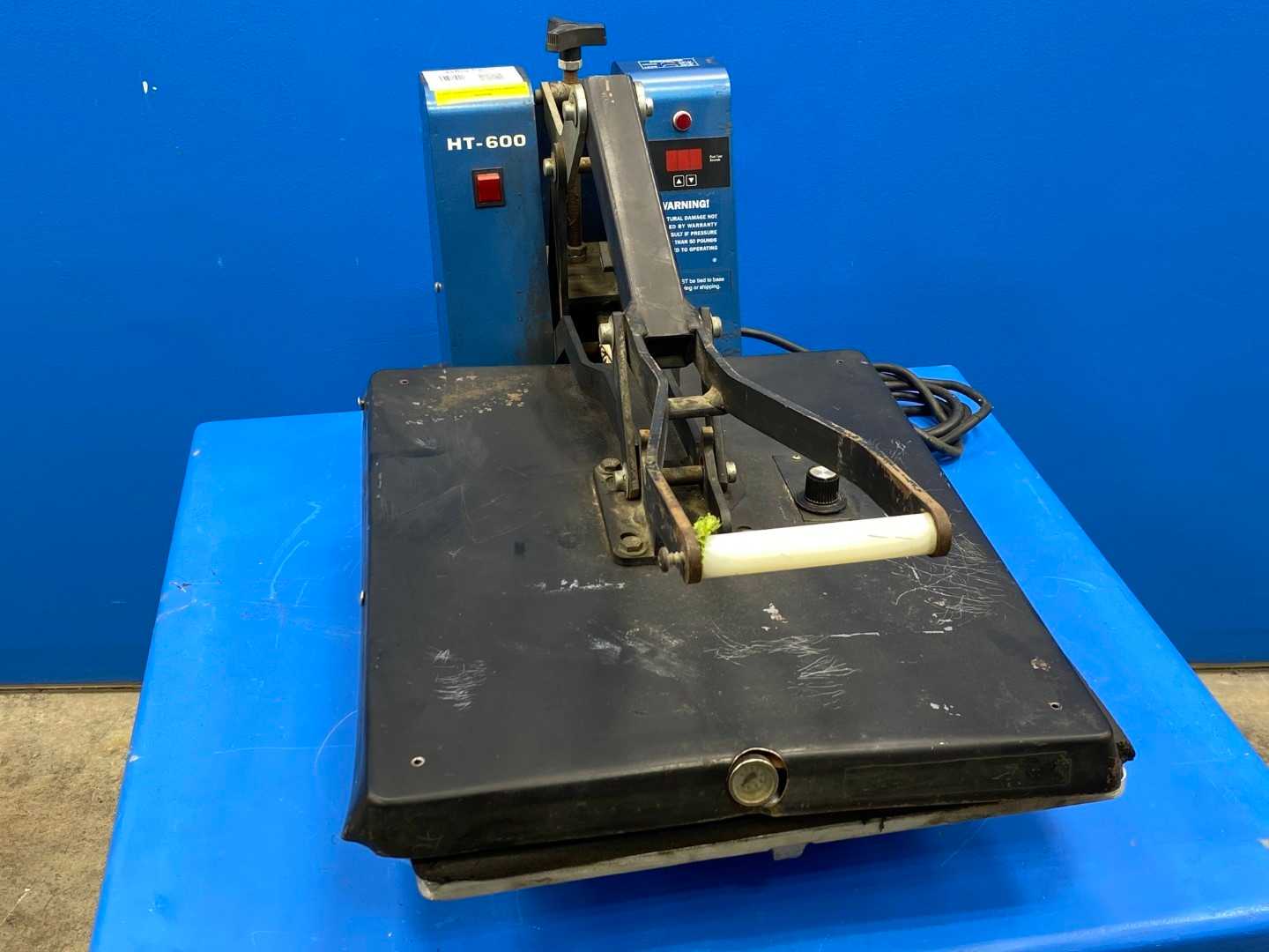 HIX HT-600 blue Manual Clamshell Heat Press