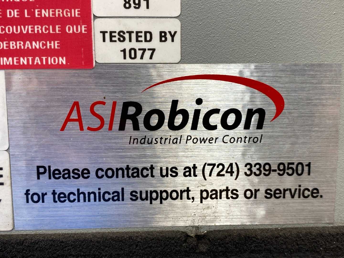 ASI Robicon Industrial Control System ID-454GT 30HP System P/N P456903 AC Drive