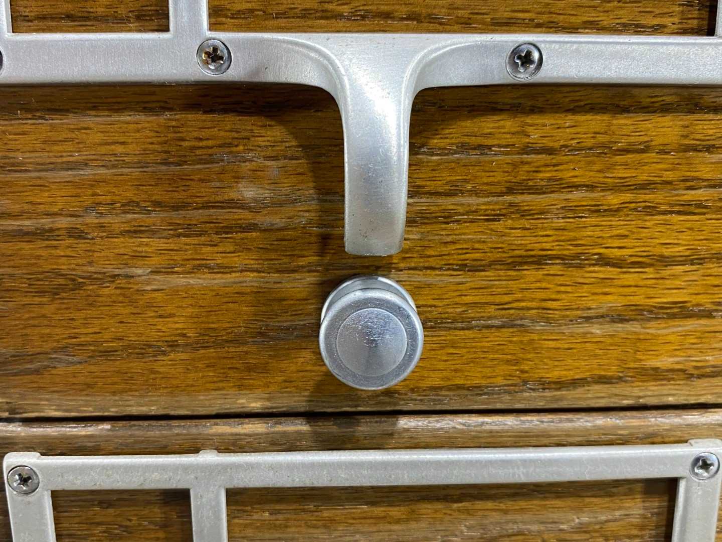 72 Drawer Card Catalog Wood File Cabinet Library Index (Plastic Drawers)