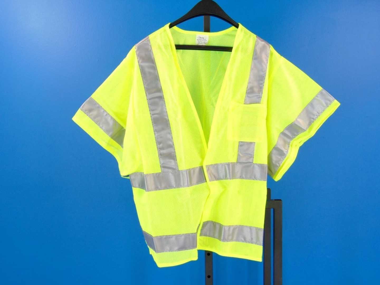 Lime Safety Vest Large V-38900-3 