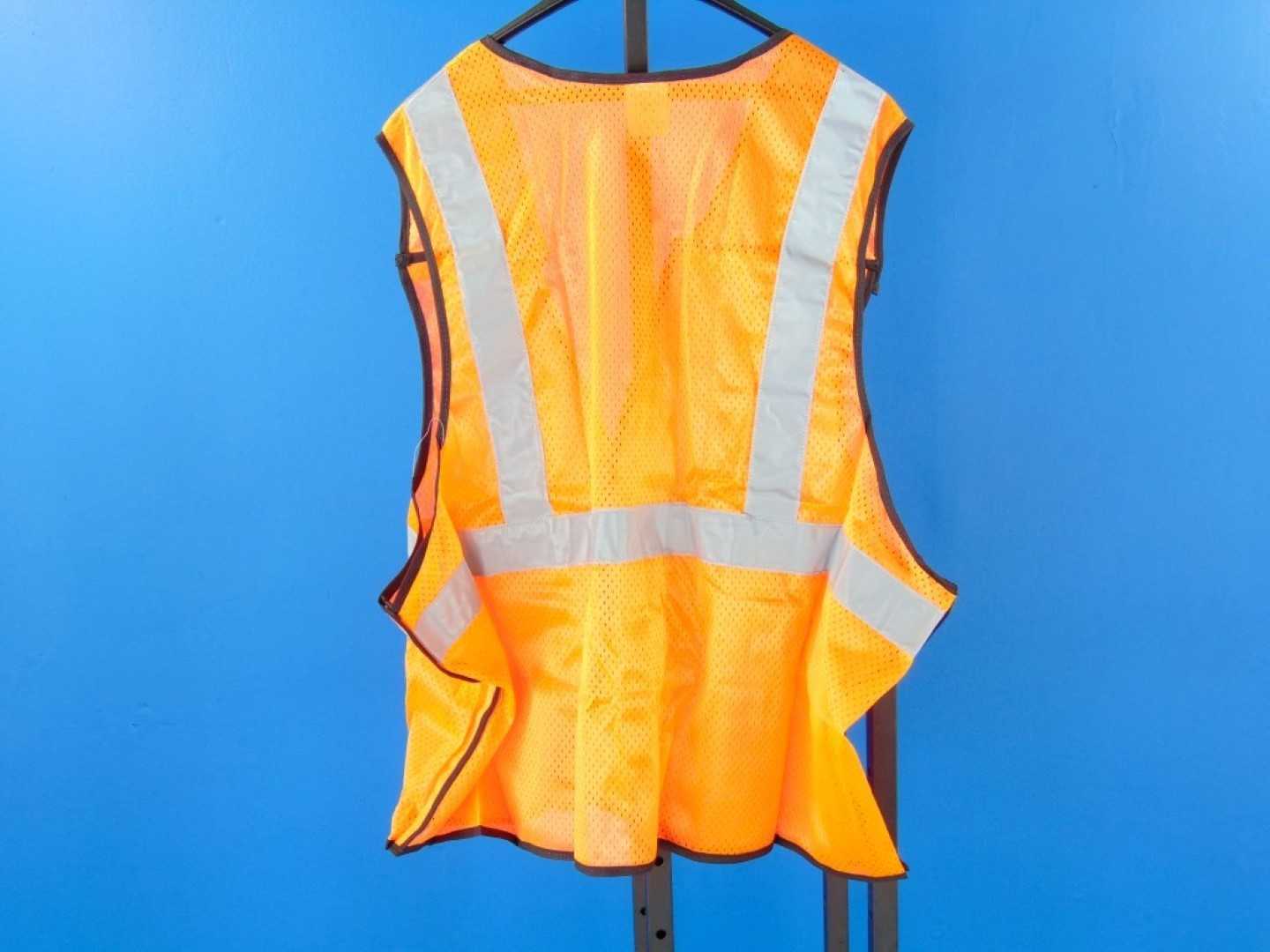 Poly Mesh ANSI/ISEA 107-2004 Comp. Safety Vest Reflective Breakaway 3XL