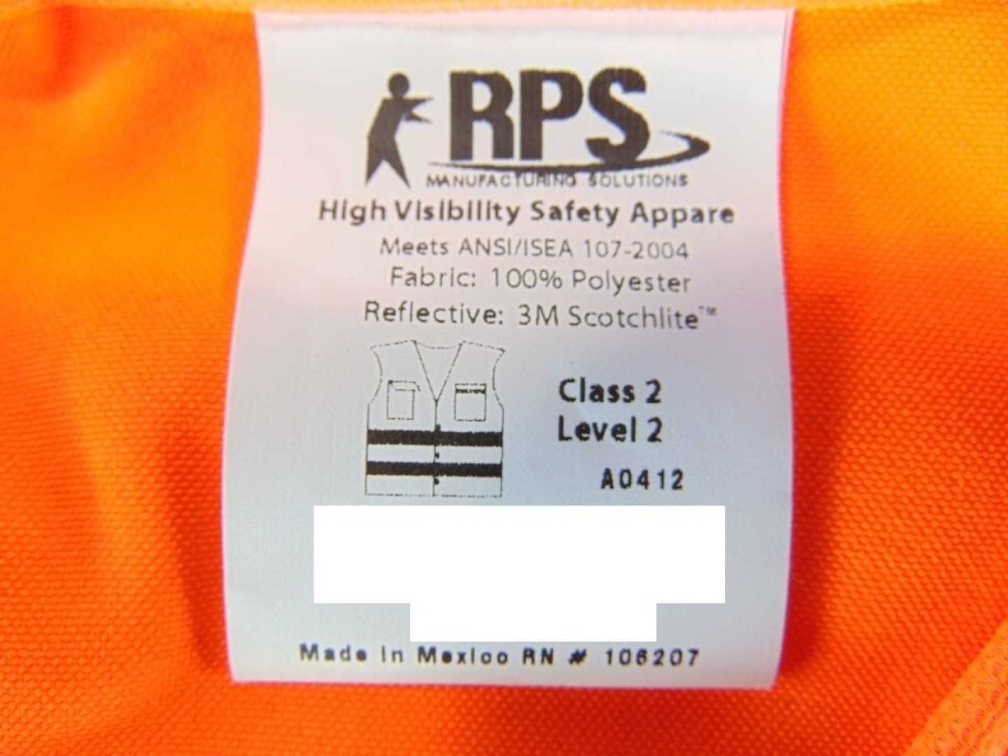 Poly Mesh ANSI/ISEA 107-2004 Safety Vest Reflective Breakaway 3XL V-28615-6