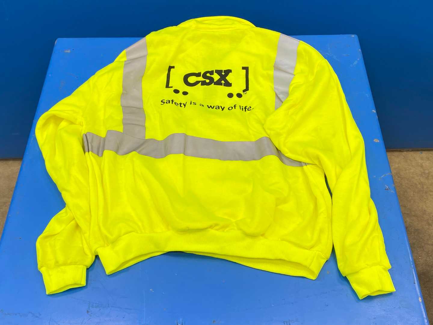 C2 Ansi Lime 1/4 Zipped Sweatshirt MEDIUM ORR-CSX-29-2