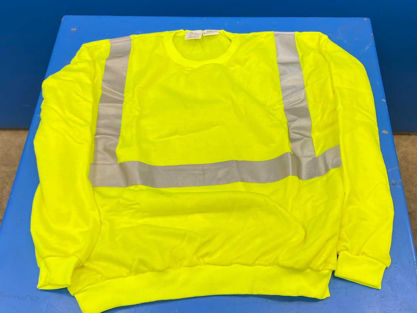 C2 Ansi Lime Long Sleeve Sweatshirt Large ORR-CSX-LM-12-3