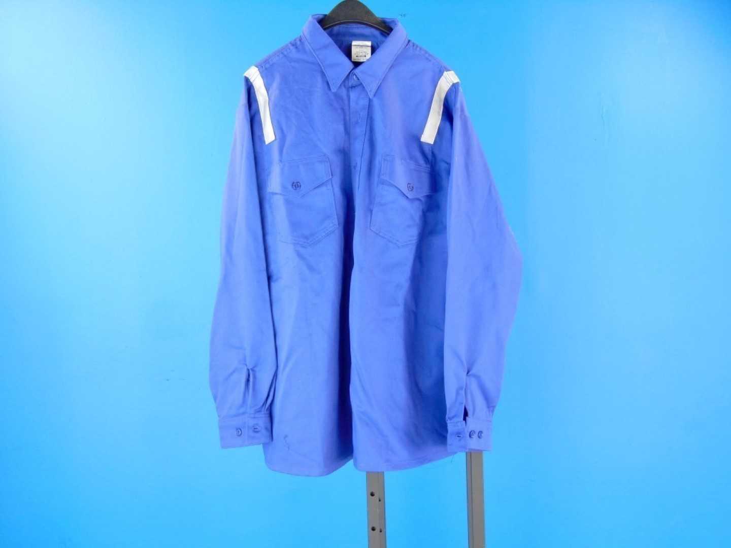 Parker Royal Blue Long Sleeve Shirt w/Ref Large-Regular PD-5662- LS-L-R
