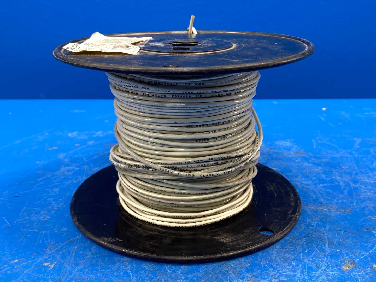 16 AWG Essex White Copper Wire Class K Type TFFN or MTW 240FT