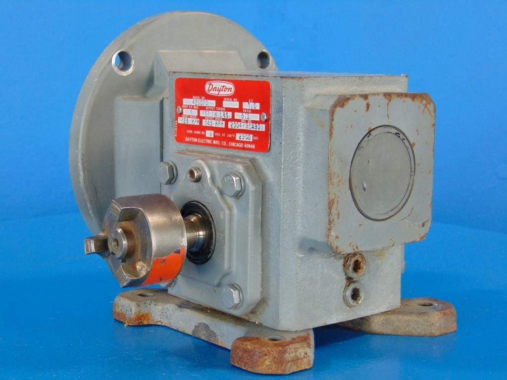 DAYTON 4Z007C 1725rpm 1HP 5:1 Gear Reducer