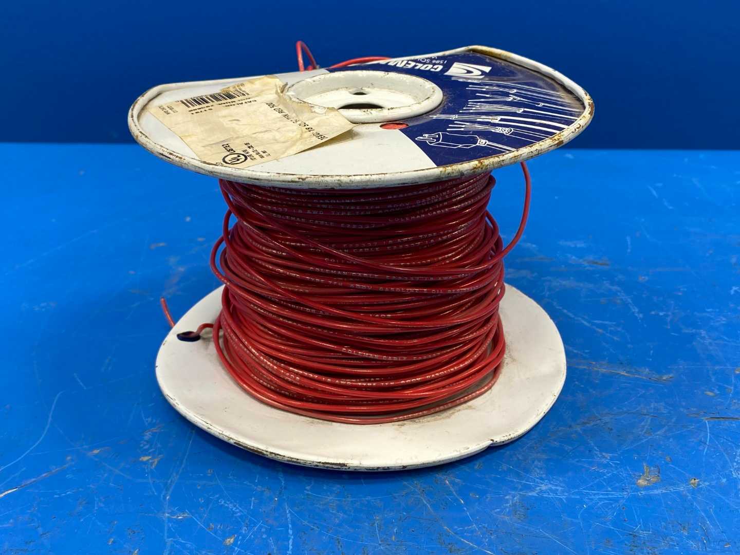 18 AWG Red Copper Wire Type TFN 300FT