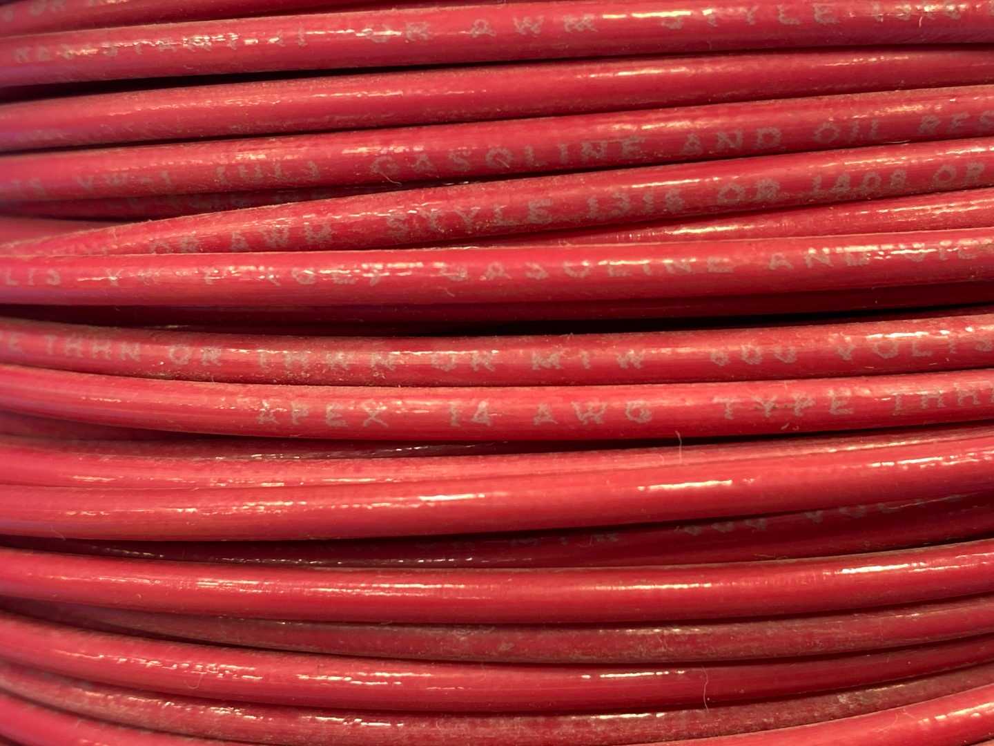 14 Awg Red Copper Wire Type THHN 320FT