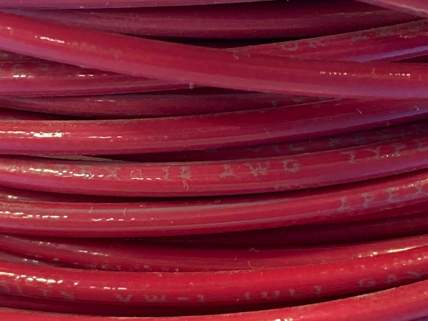 14 Awg Red Copper Wire Type MTW 180FT